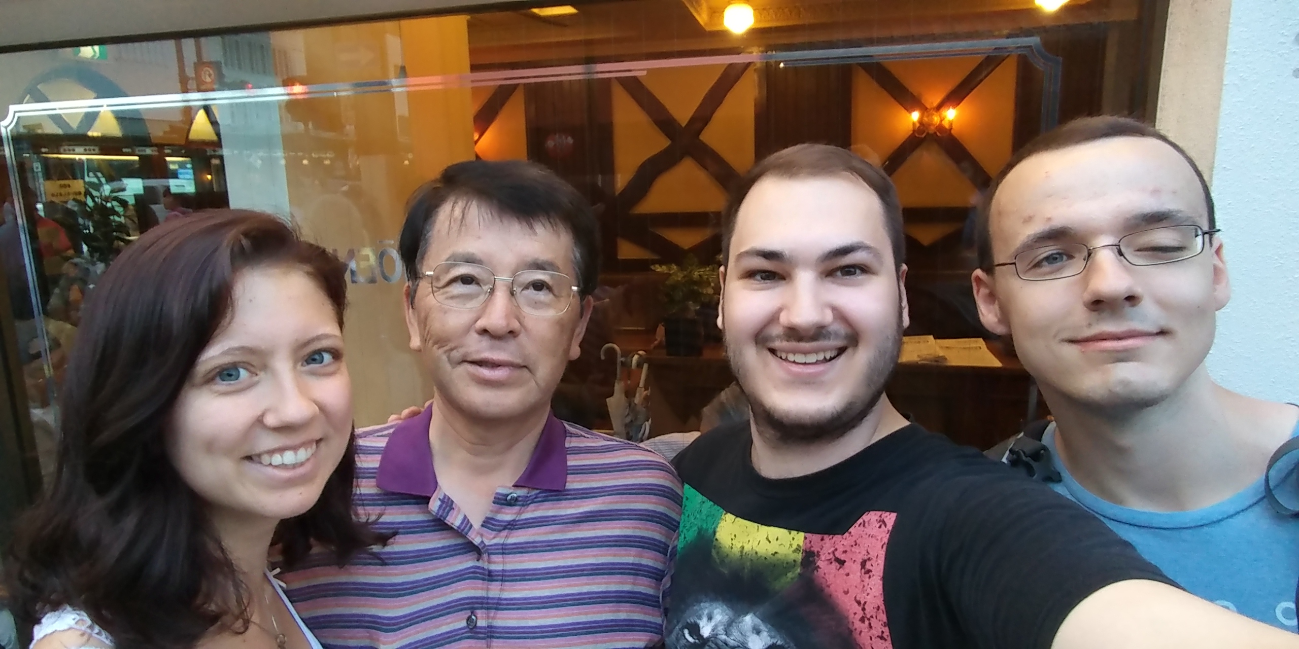 Selfie mit unserem Guide